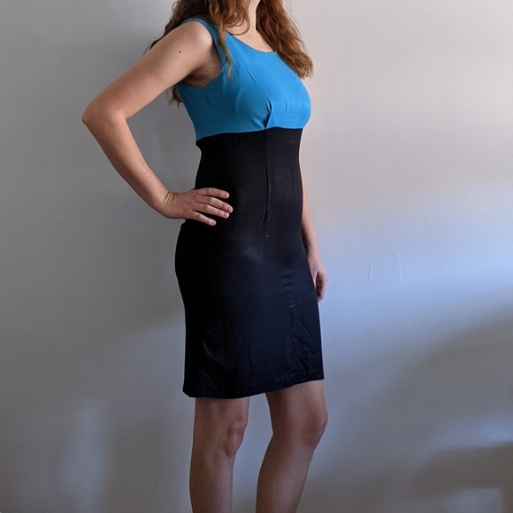 1980's Colour Block Dress Set - Picture 6 of 9